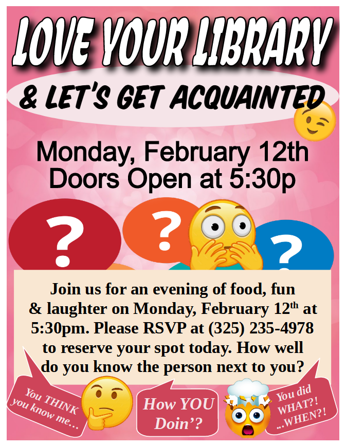 Love Your Library Event